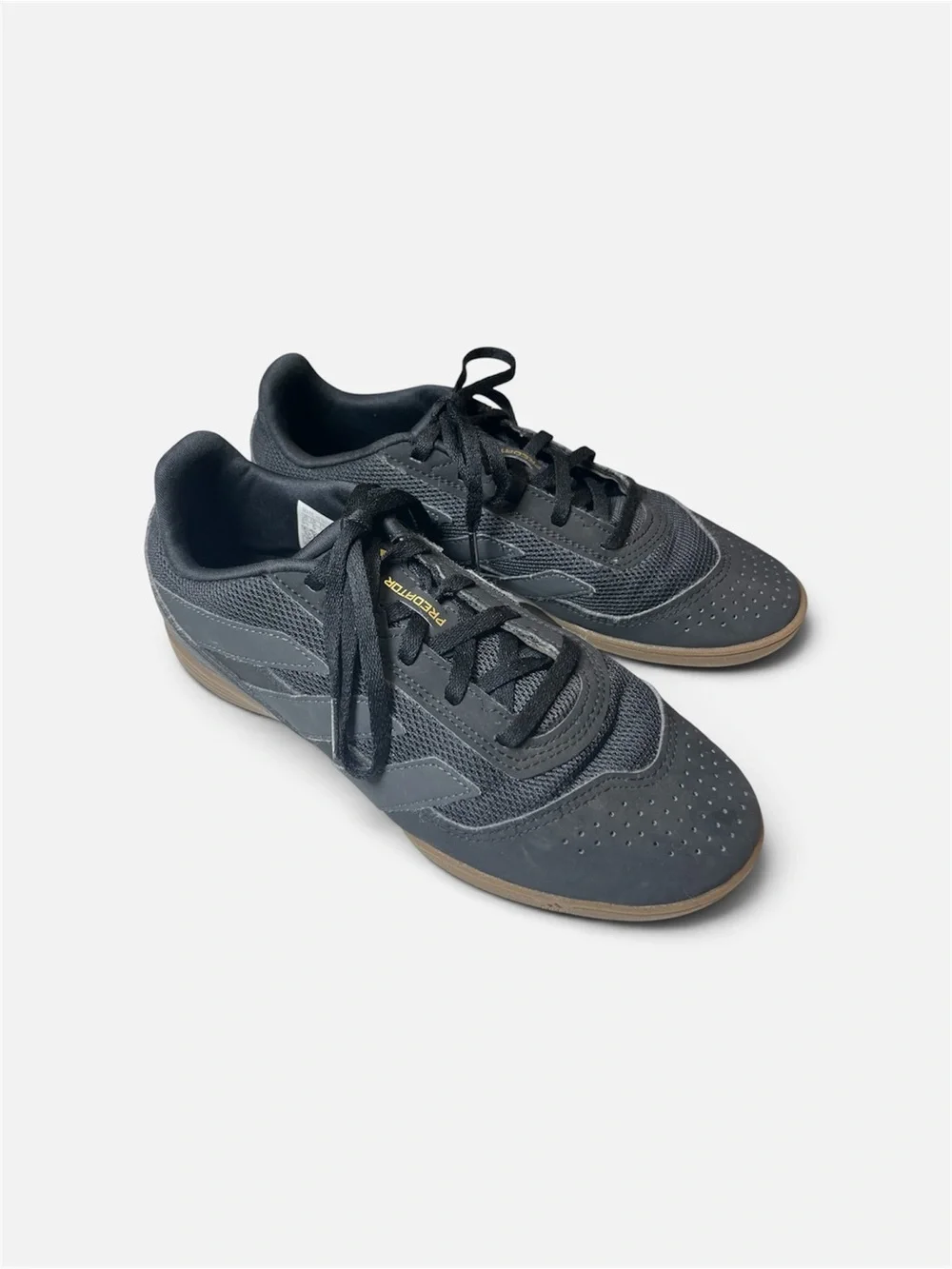 Adidas Black Indoor Soccer Sneakers